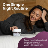 Troomy Nootropics en un ambiente de dormitorio para integrar en la noche