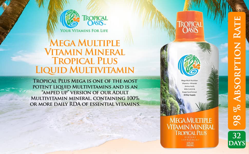 Botella Tropical Oasis junto a objetos cotidianos para comparar tamaño