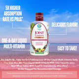 Tropical Oasis etiqueta informativa con ingredientes y instrucciones