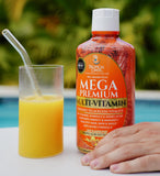 Tropical Oasis mezcla de ingredientes micronizados visible y claro beneficio