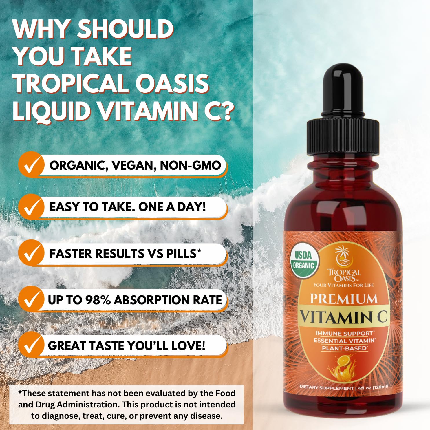 Tropical Oasis familia usando gotas para una toma sencilla