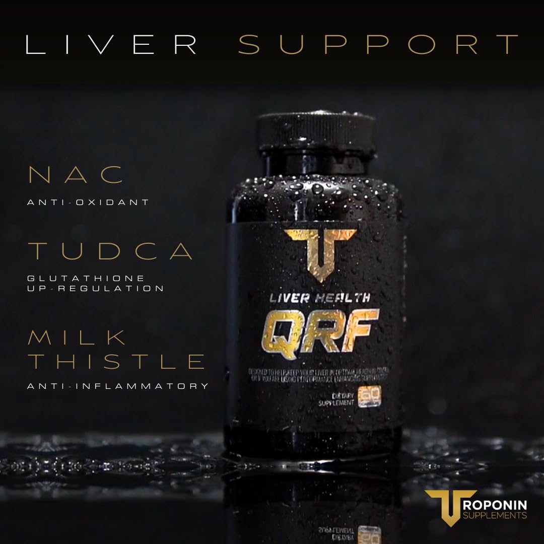 Troponin Nutrition cápsulas QRF primer plano que destaca textura y dosificación precisa
