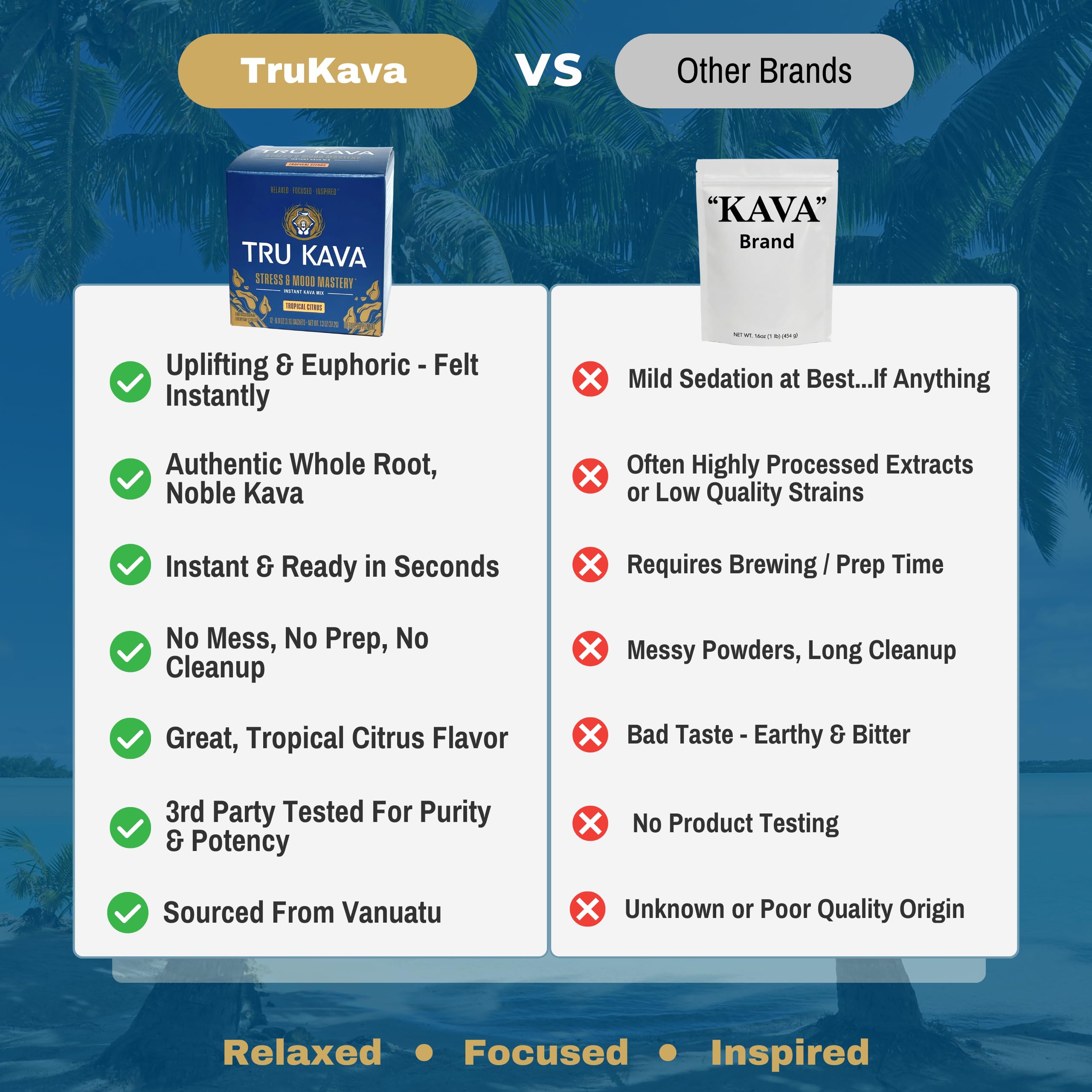 TRU KAVA raíz de kava de Vanuatu antes del procesamiento auténtico