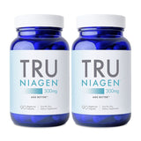 TRU NIAGEN frasco frontal mostrando etiqueta y beneficios claros