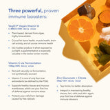 TRU NIAGEN ingredientes clave (Niagen, D3, C, zinc, Theracurmin) destacados