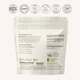 TRU Supplements creatine etiqueta con ingredientes y recomendaciones, transparencia informativa