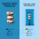 TRUBAR imagen de etiqueta nutricional que destaca 12g proteína y 12g fibra