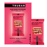 TRUBAR empaque frontal mostrando aroma PB&J y conveniencia