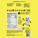TRUBAR ingredientes principales: avena sin gluten, semillas, proteína vegetal