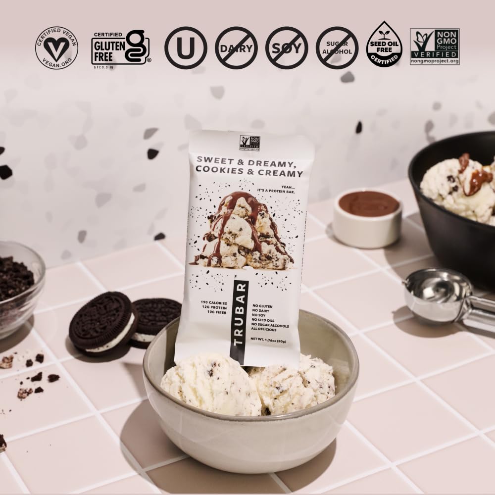 TRUBAR etiqueta de ingredientes clara y fácil de leer
