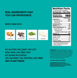 TRUBAR primer plano de la textura masticable y trozos de chocolate