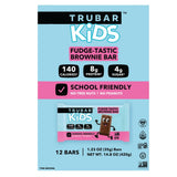 TRUBAR textura cercana del interior brownie, detalle suave y apetecible