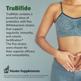 TruBifido pack de dos frascos que ofrece 60 servicios totales