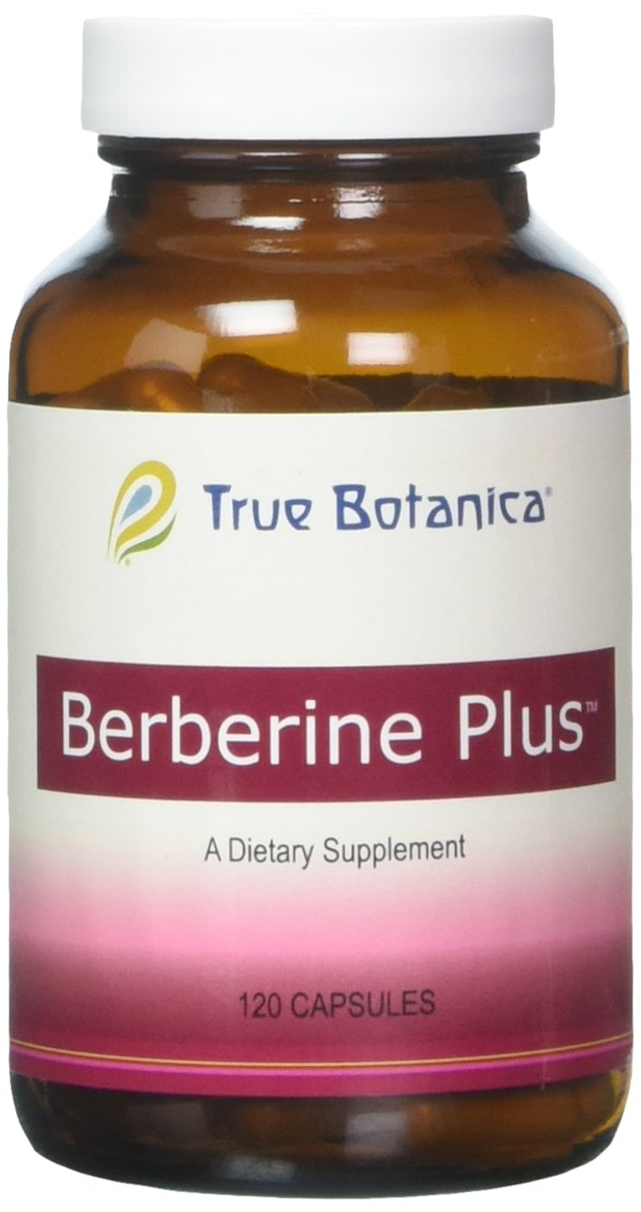 True Botanica envase frontal de Berberine Plus mostrando etiqueta clara y beneficios