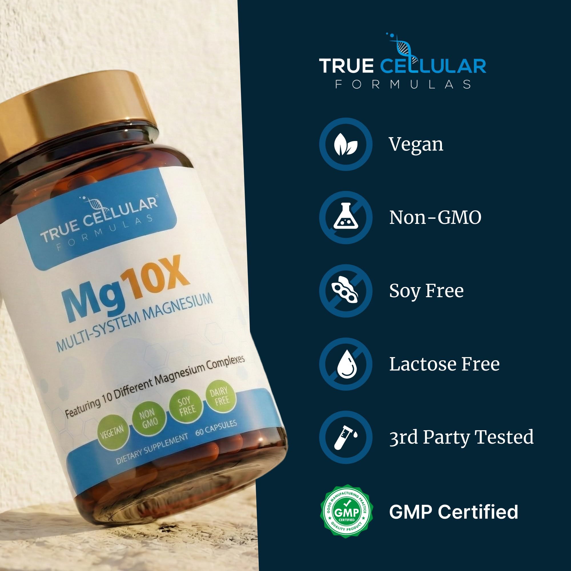 True Cellular Formulas detalle de textura e ingredientes en polvo mostrando calidad