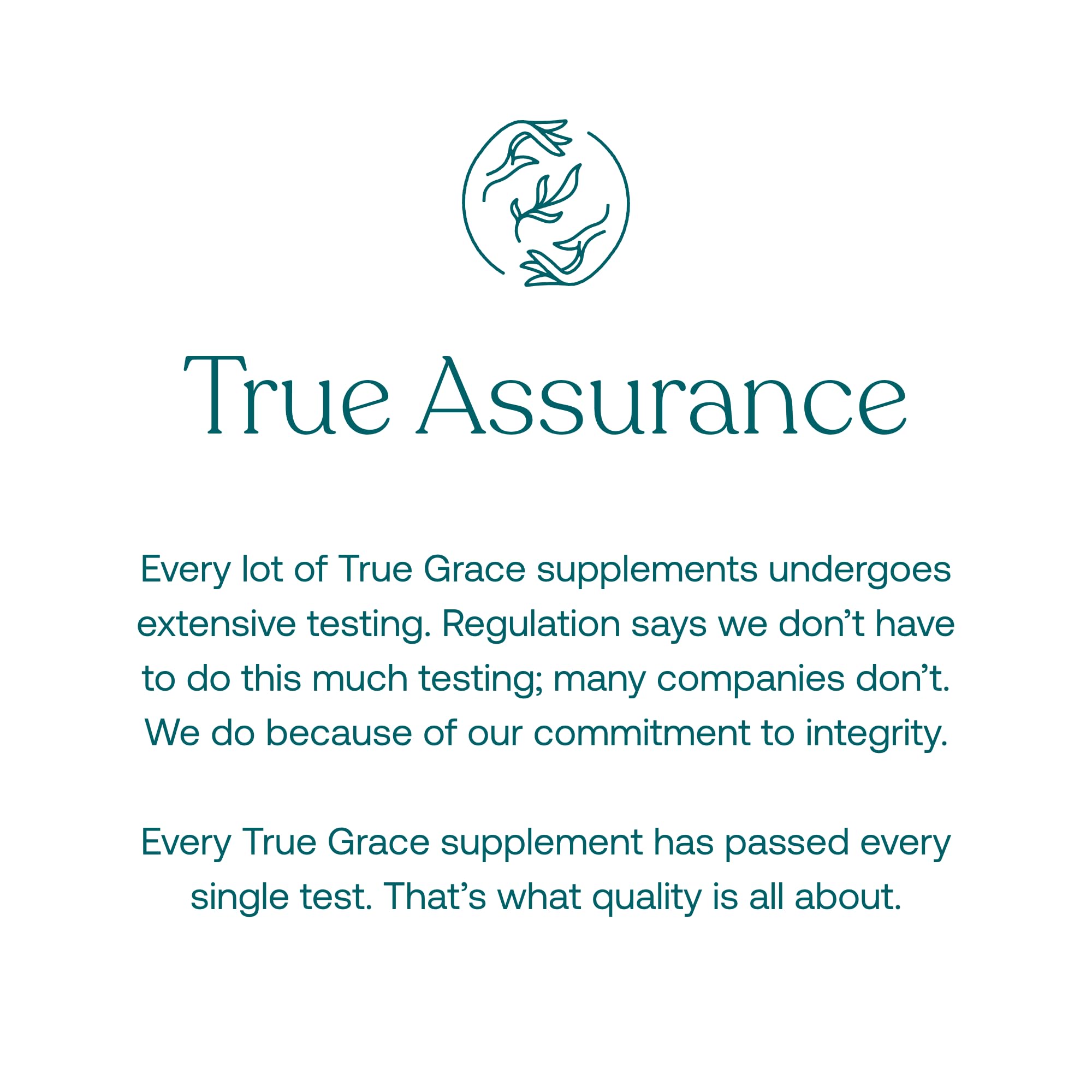 True Grace suplemento en cocina junto a alimentos saludables como estilo de vida