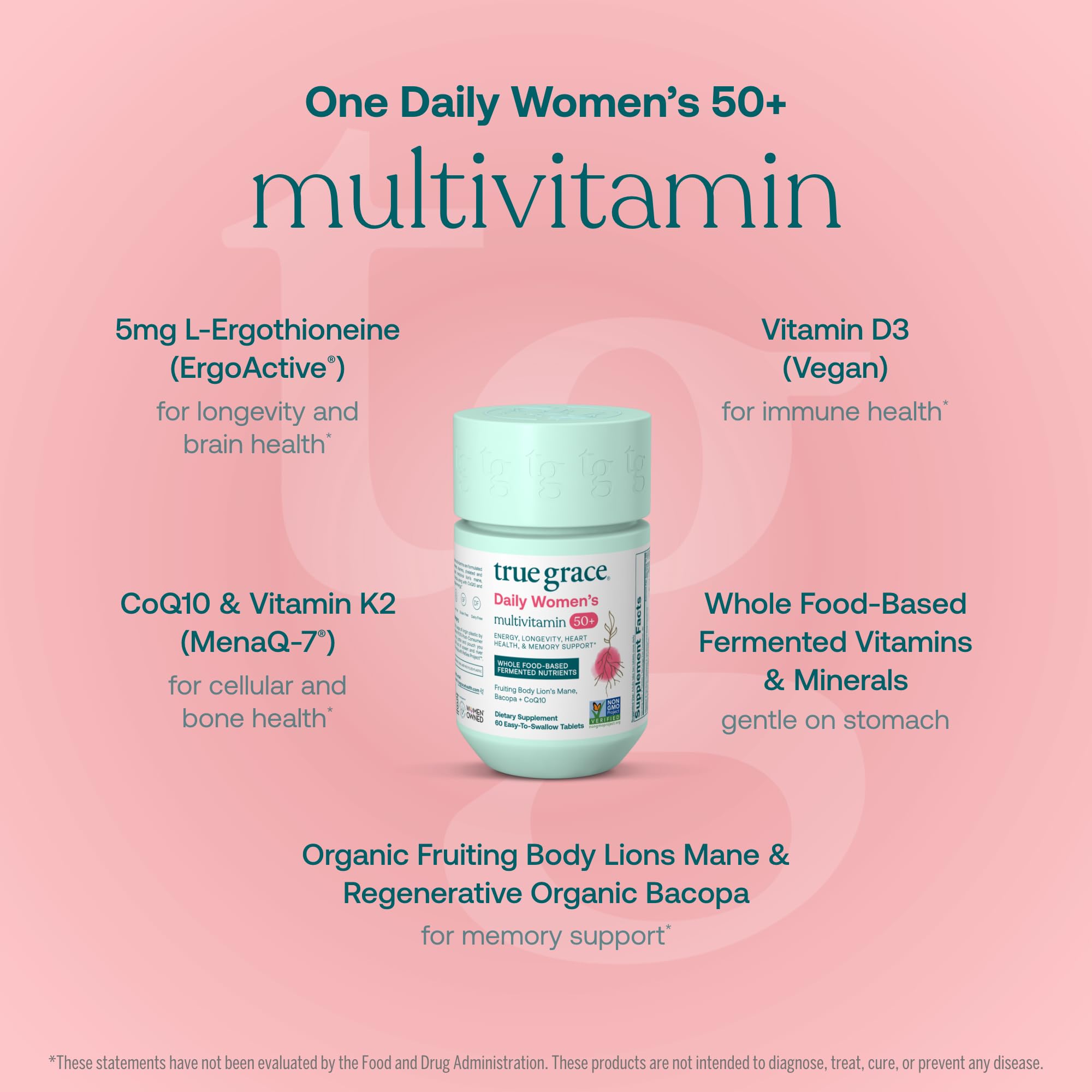 True Grace etiqueta con información nutricional clara y transparencia de ingredientes