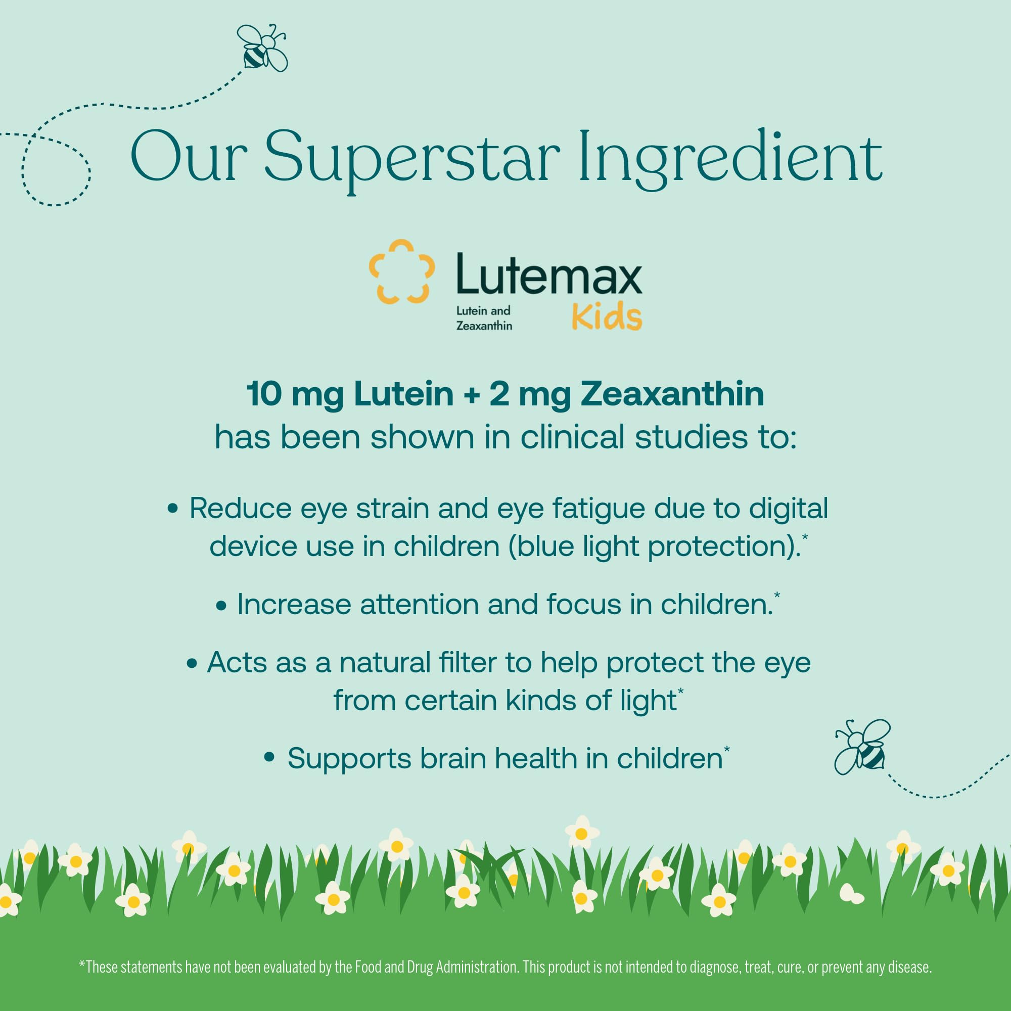 True Grace etiqueta con lista de ingredientes y dosis infantiles seguras