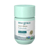 True Grace frasco frontal mostrando 60 cápsulas y diseño sostenible
