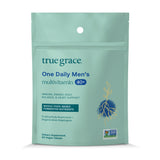 True Grace frente de botella mostrando envase reciclado y beneficio sostenible