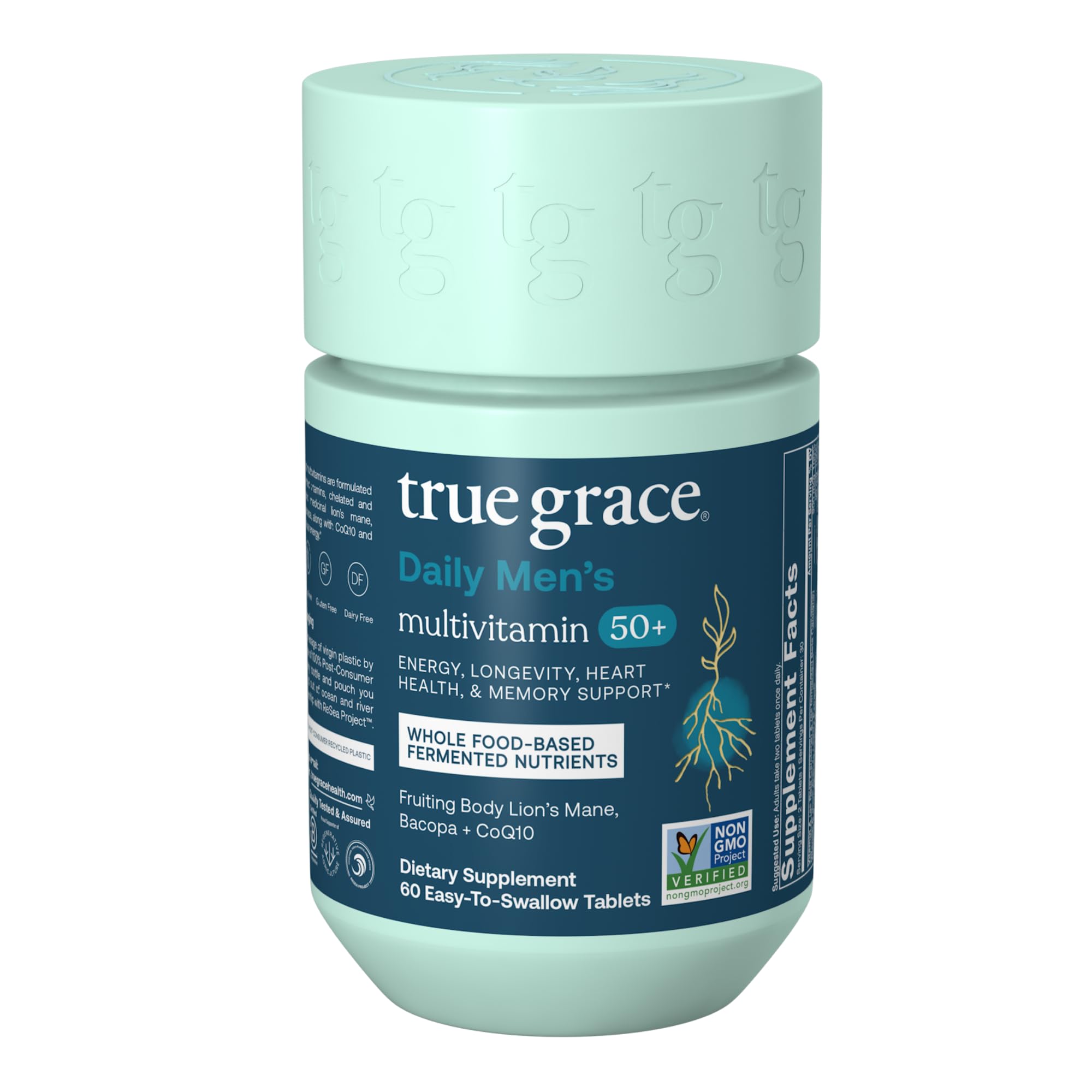 True Grace botella frontal del producto mostrando diseño y beneficios visibles
