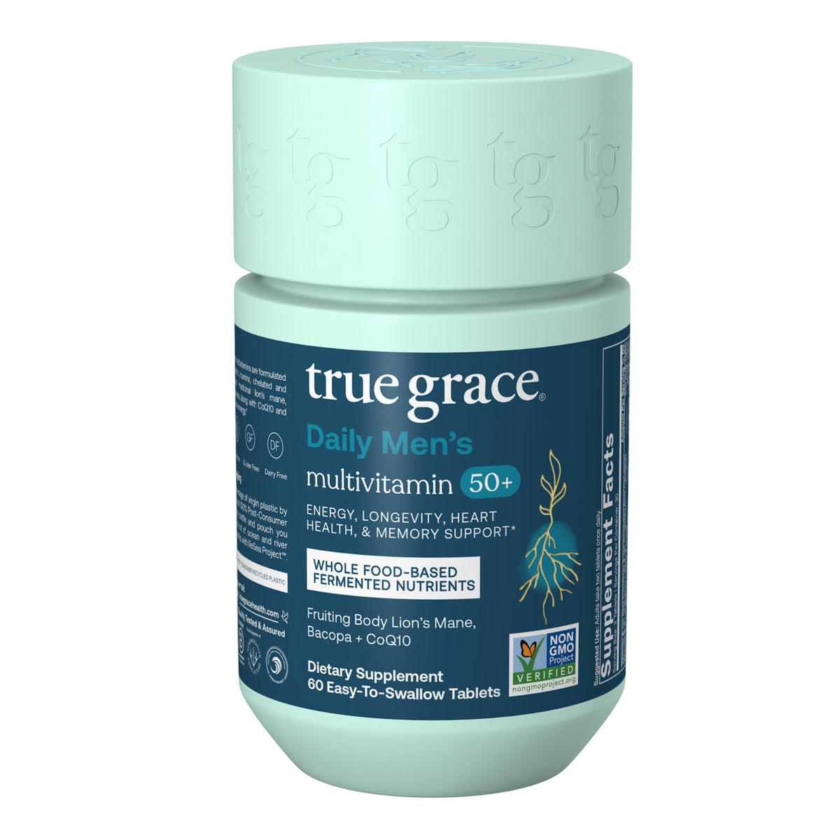 True Grace botella frontal del producto mostrando diseño y beneficios visibles