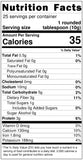 True Moringa etiqueta con certificación USDA Organic y detalles del producto