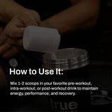 True Nutrition mezclado con proteína para recuperación completa y sin sabores añadidos