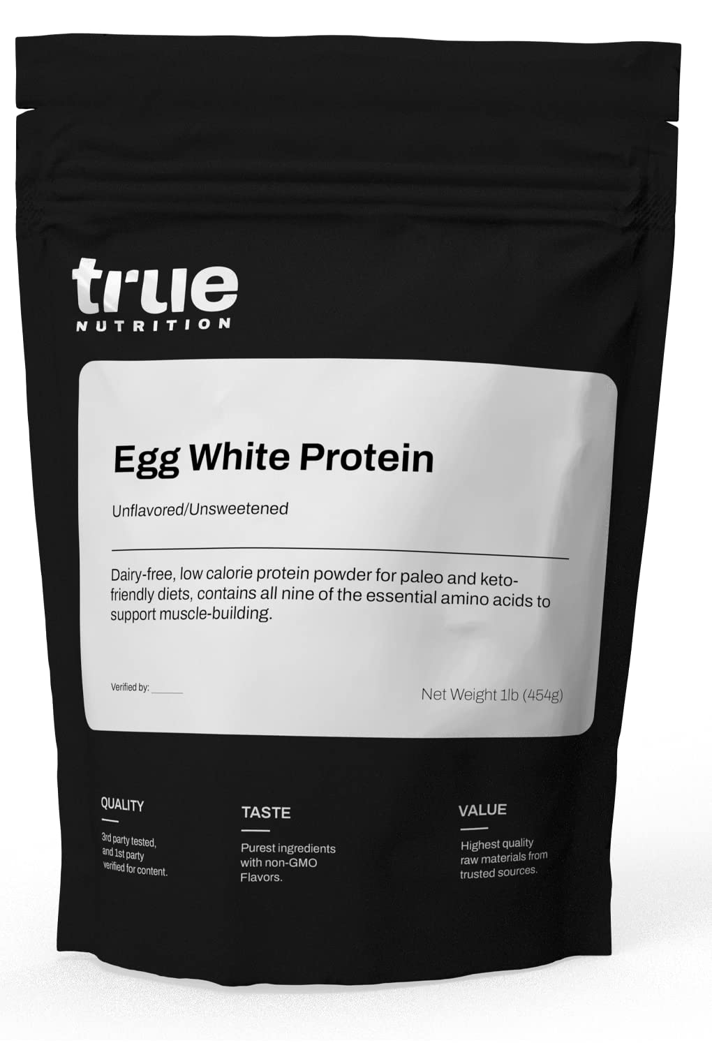 True Nutrition imagen frontal del empaque mostrando el envase y beneficios