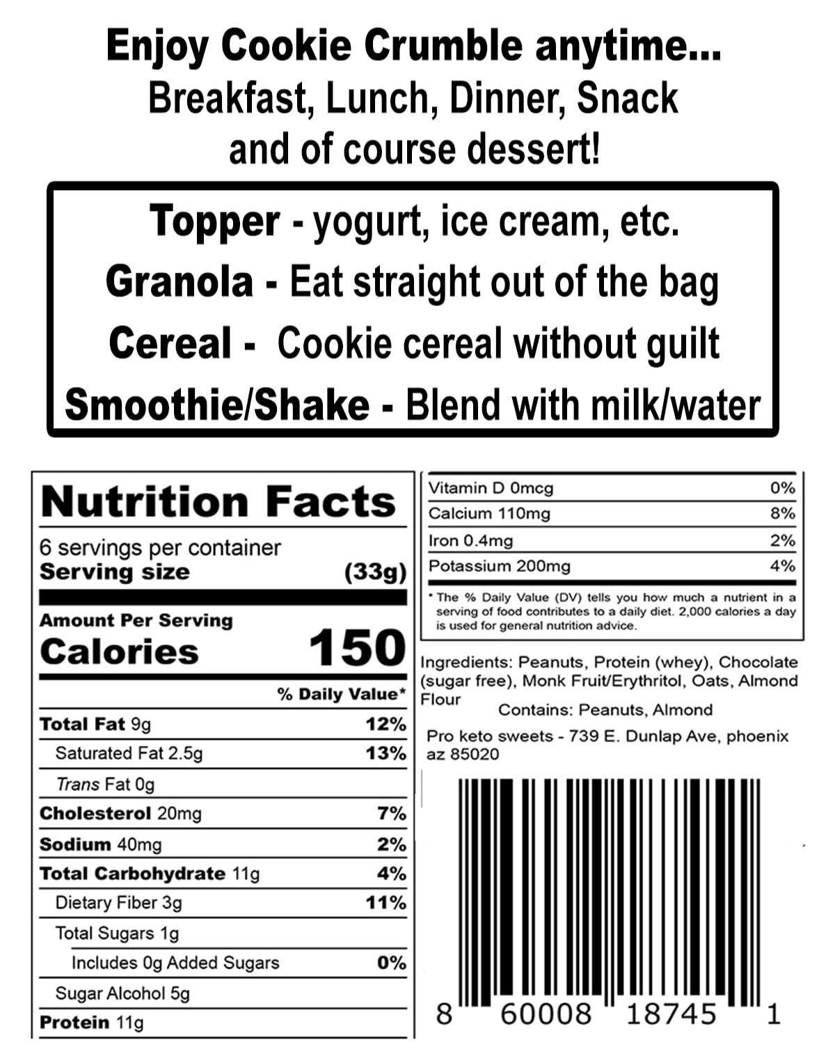 TRUE PATH galleta como snack en gimnasio, energía rápida tras entreno