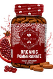 True Veda frasco frontal mostrando etiqueta USDA Organic y beneficio de pureza