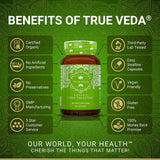 True Veda textura del extracto de té verde que transmite pureza y concentración