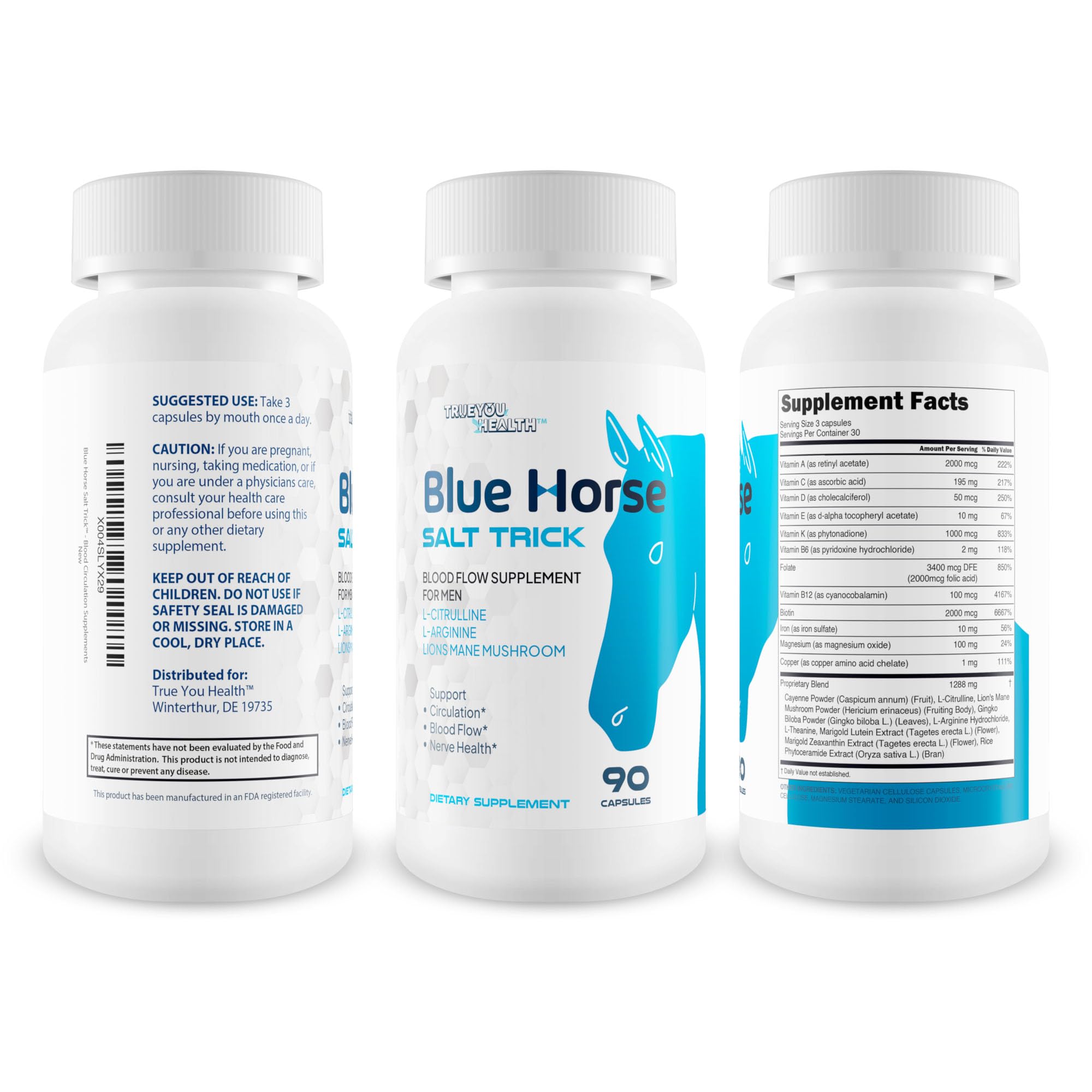 True You Health cápsula vegetal detalle, fácil absorción y toma