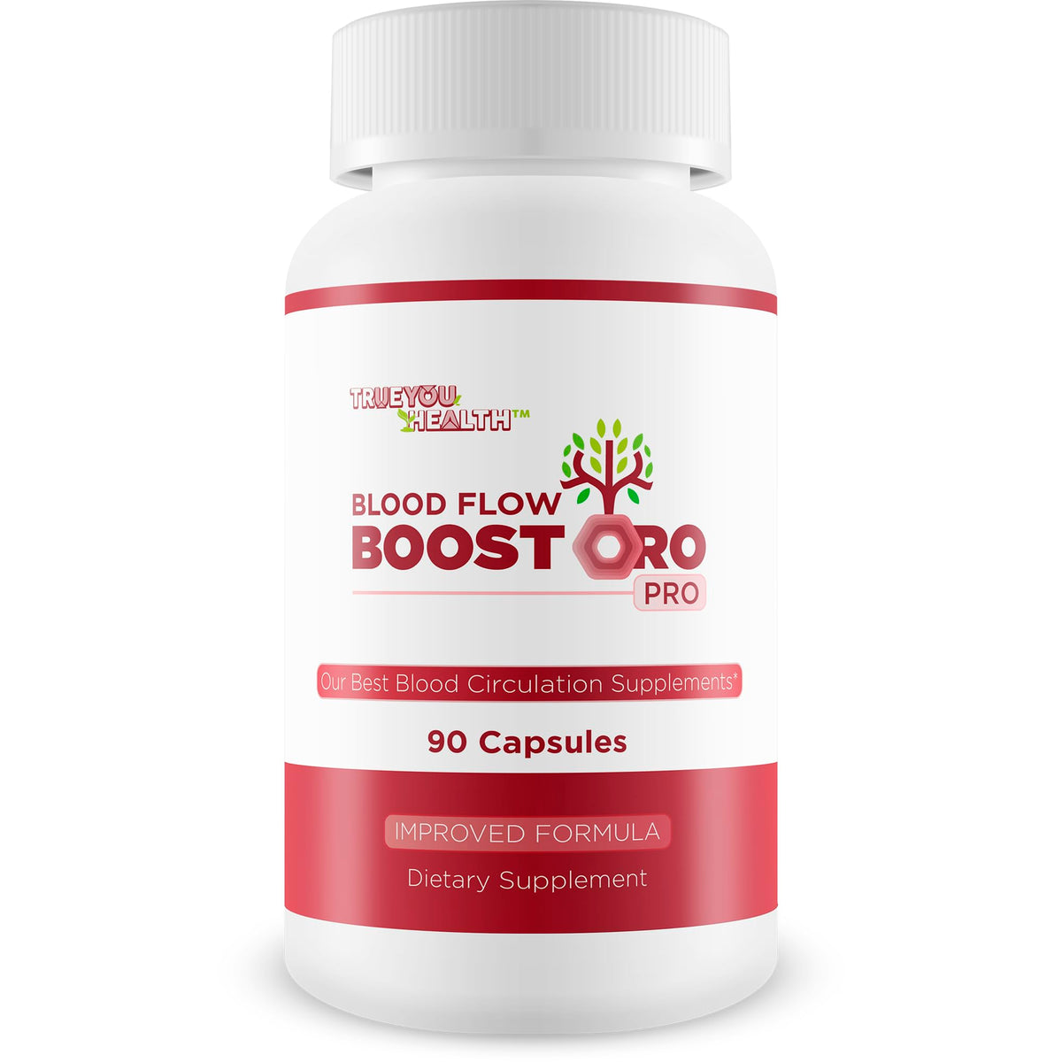 True You Health botella frontal mostrando diseño y beneficios