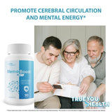 True You Health etiqueta del producto con información de ingredientes y beneficios