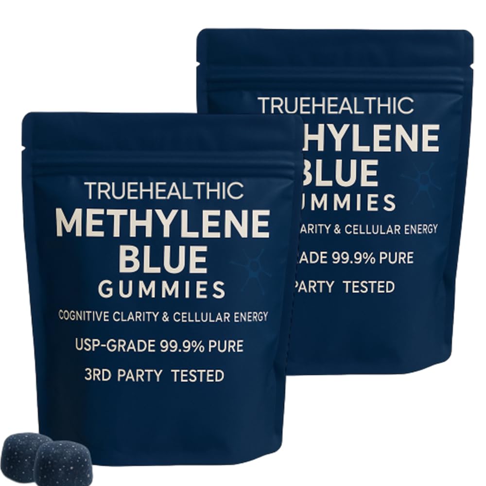 TRUEHEALTHIC frasco frontal mostrando 60 gominolas y beneficio conveniencia
