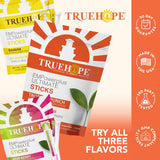 Truehope comparación de tamaño en mano, muestra portabilidad y conveniencia diaria