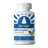 Truehope empaquetado frontal mostrando el envase y beneficio de 36 nutrientes