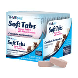 TRUEplus frente del paquete mostrando diseño y sabor chocolate marshmallow, práctico para llevar