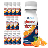 TRUEplus frente del paquete naranja mostrando 12 unidades, ideal para llevar