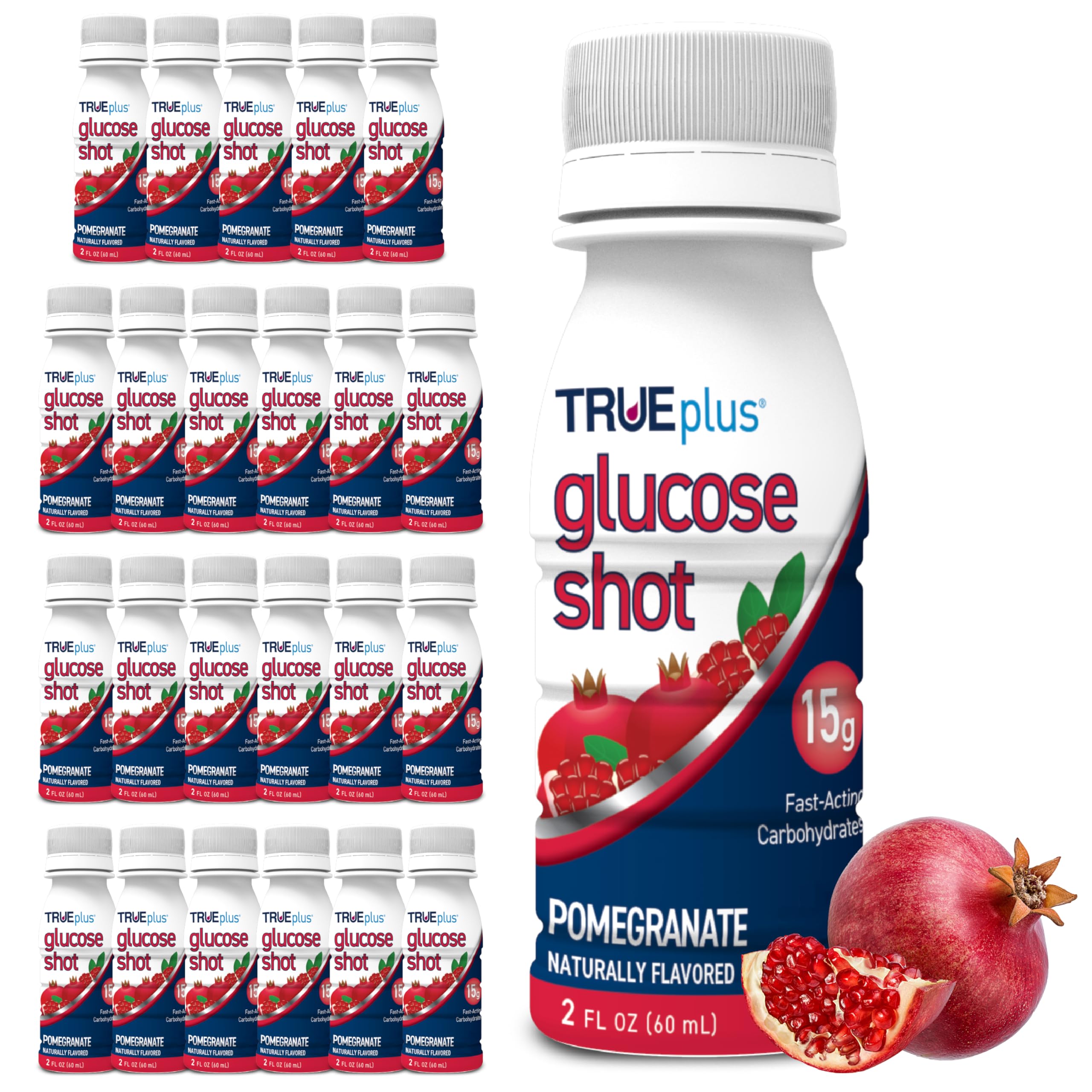 TRUEplus shot frente de empaque mostrando envase portátil y beneficio energético