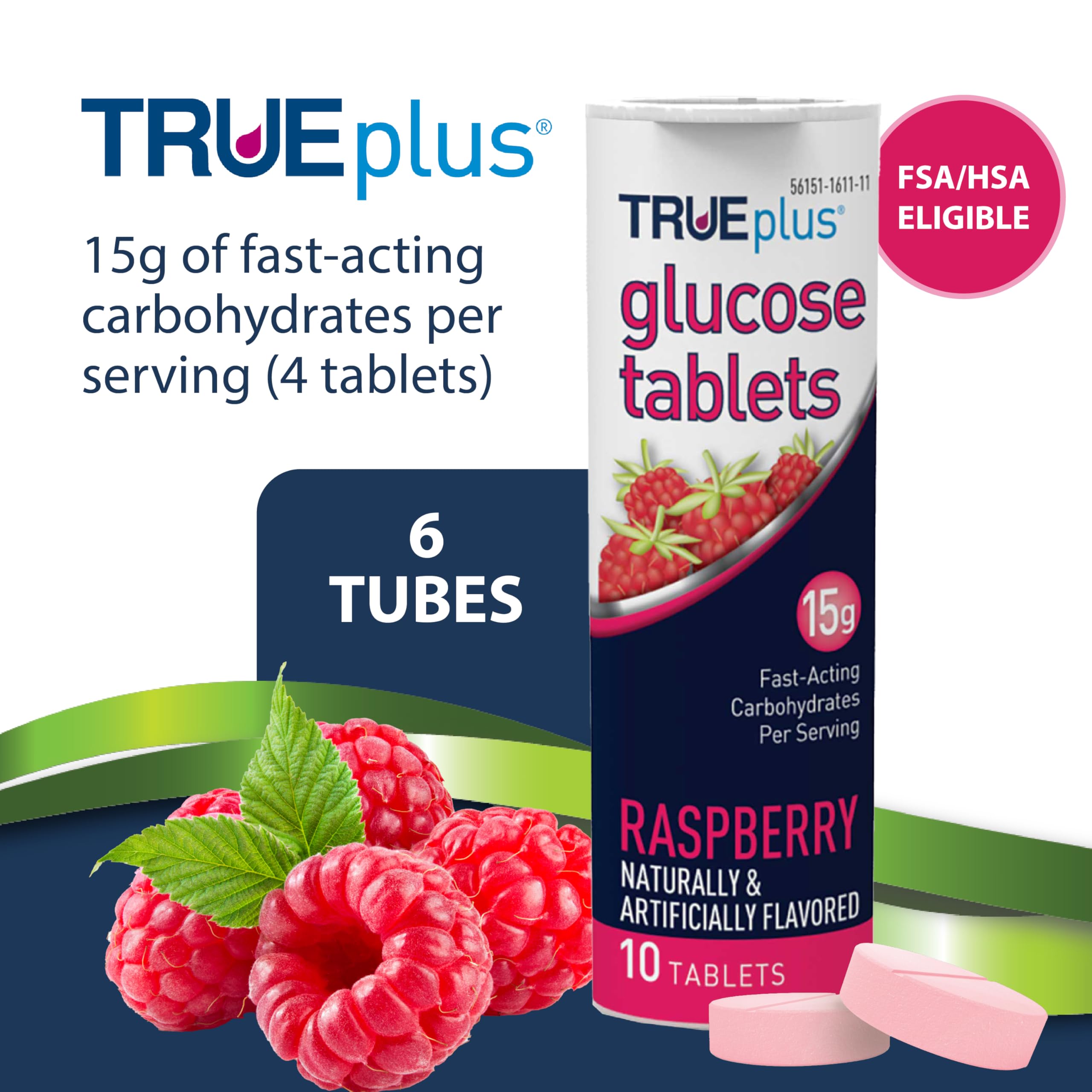 TRUEplus tabletas masticables en primer plano, textura clara y fácil de masticar