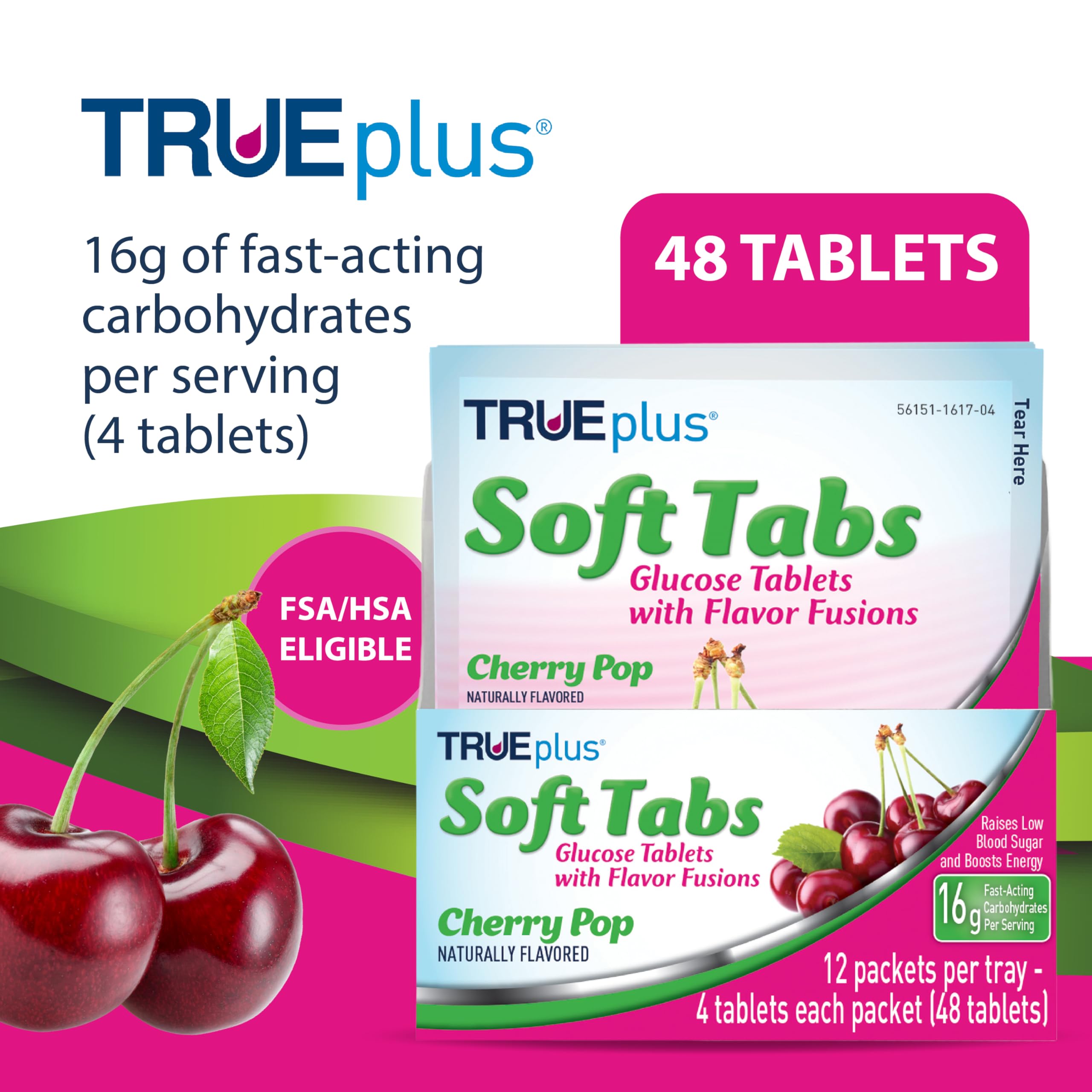TRUEplus primer plano textura de tabletas blandas, fácil masticar
