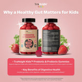 TruHeight etiqueta de ingredientes con detalles de prebióticos y probióticos