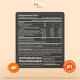 TruHeight etiqueta nutricional mostrando ingredientes y beneficios