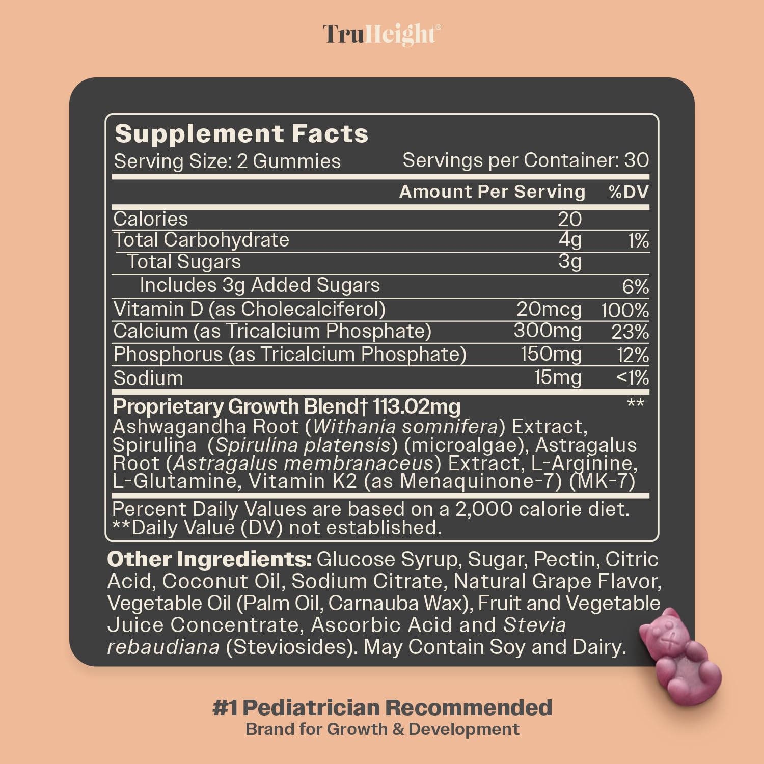 Niños activos y felices reflejando apoyo nutricional con TruHeight Growth Gummies