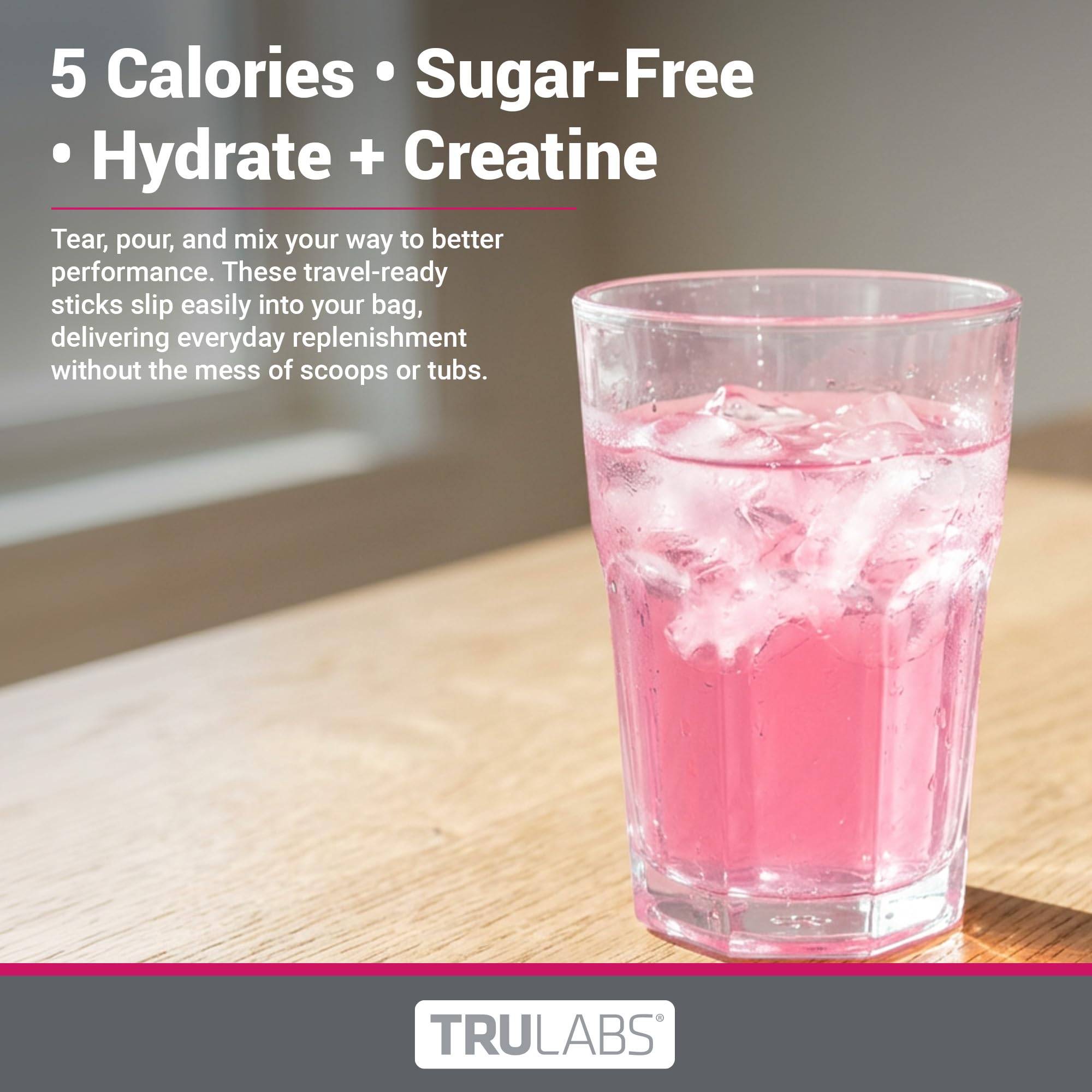 TRULABS etiqueta nutricional detallada mostrando ingredientes clave