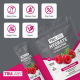 TRULABS textura del polvo en primer plano, fácil disolución