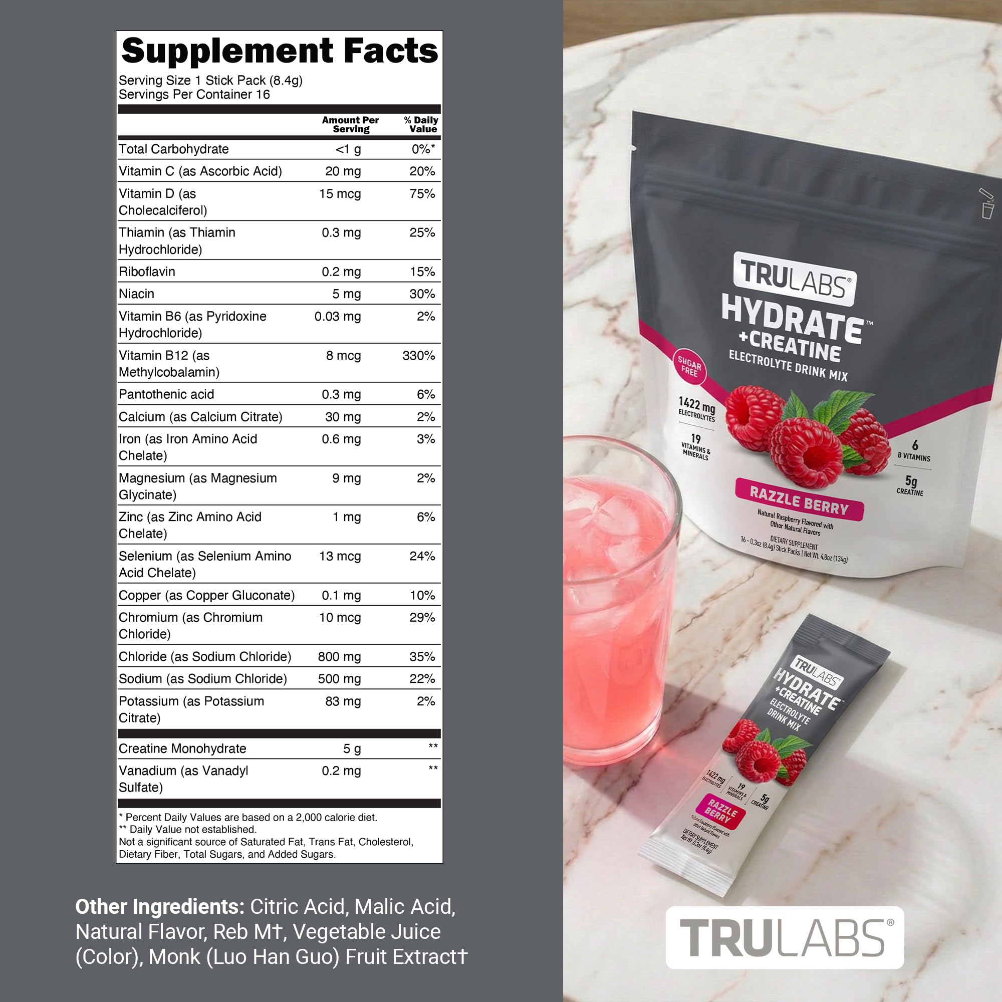 TRULABS stick en mano para comparar tamaño y llevarlo fácilmente