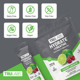 TRULABS primer plano del polvo fino y uniforme, mezcla fácil